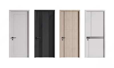 现代单开门3D模型下载